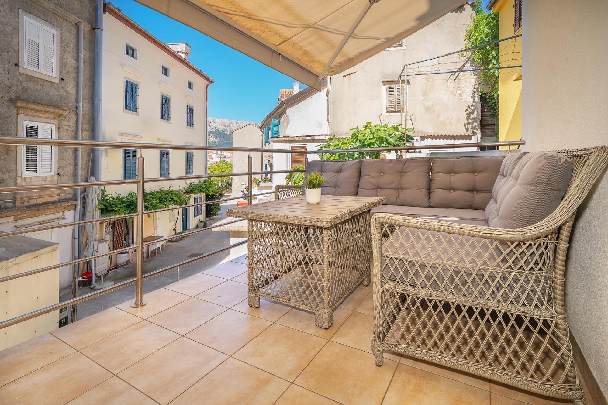 Apartment Porto With Terrace Baška Exterior foto